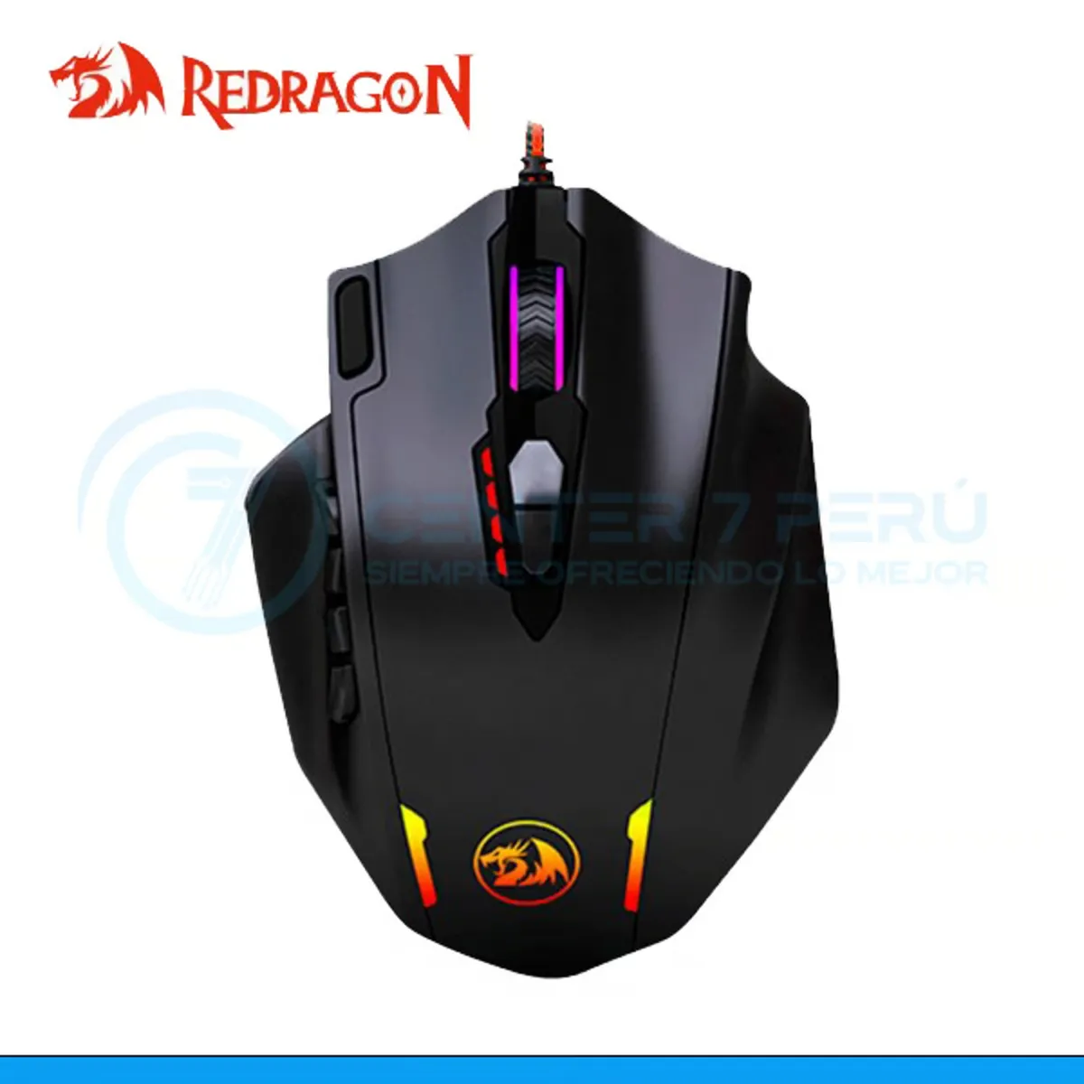 REDRAGON - MOUSE REDRAGON  IMPACT M908 NEGRO