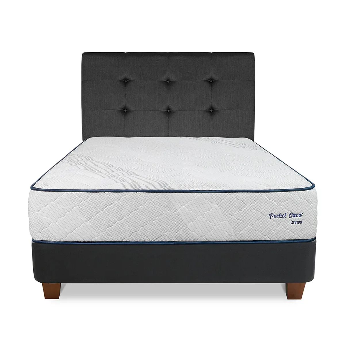 DRIMER - Dormitorio Pocket Snow 2 Plazas