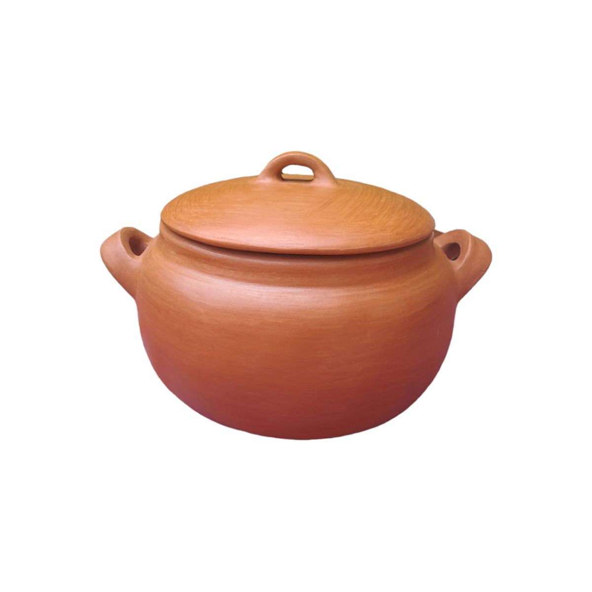 ACHALLAY ARTESANIA DE BARRO - Olla Redonda de Barro Artesanal 4K