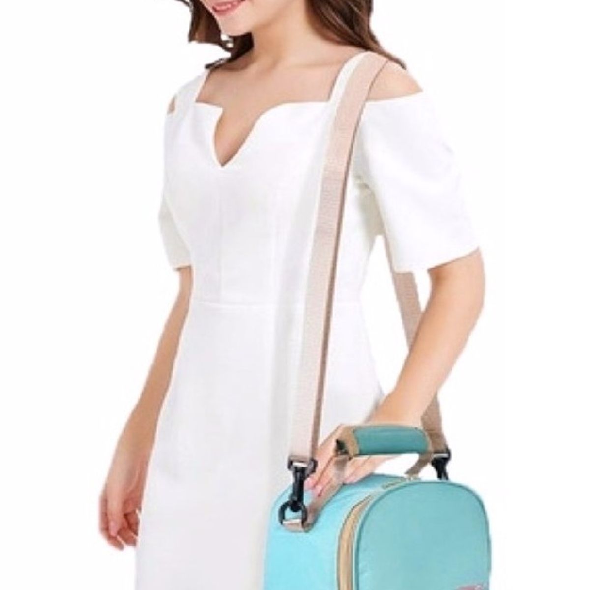 GENERICO - Lonchera térmica doble compartimento color verde