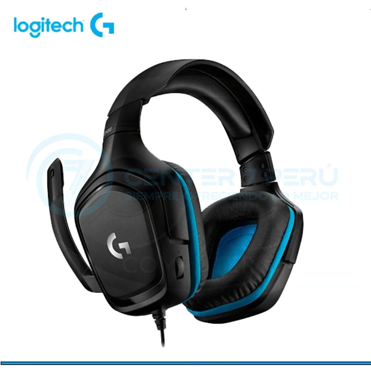 LOGITECH - AUDIFONO C/MICROF. LOGITECH G432 7.1 USB BLACK.