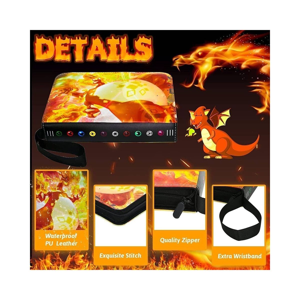 POKEMON - Pokemon Folder 4 Pocket 400 Cartas Charizard G-Max