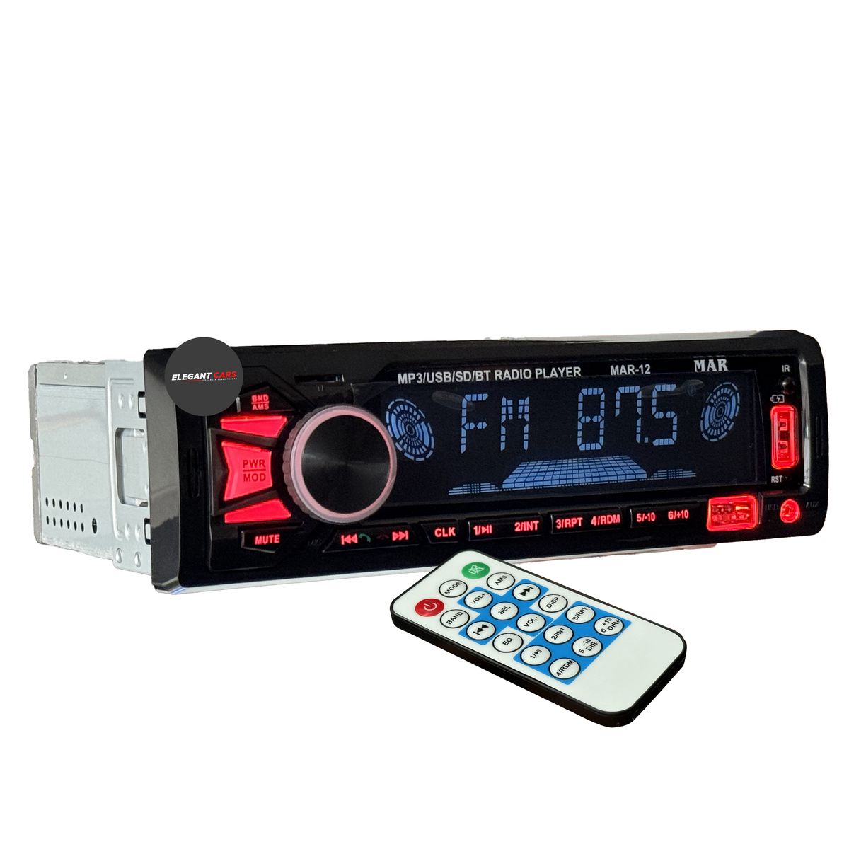 JET - Autoradio 1din Universal Mar 12  MP3 USB BT