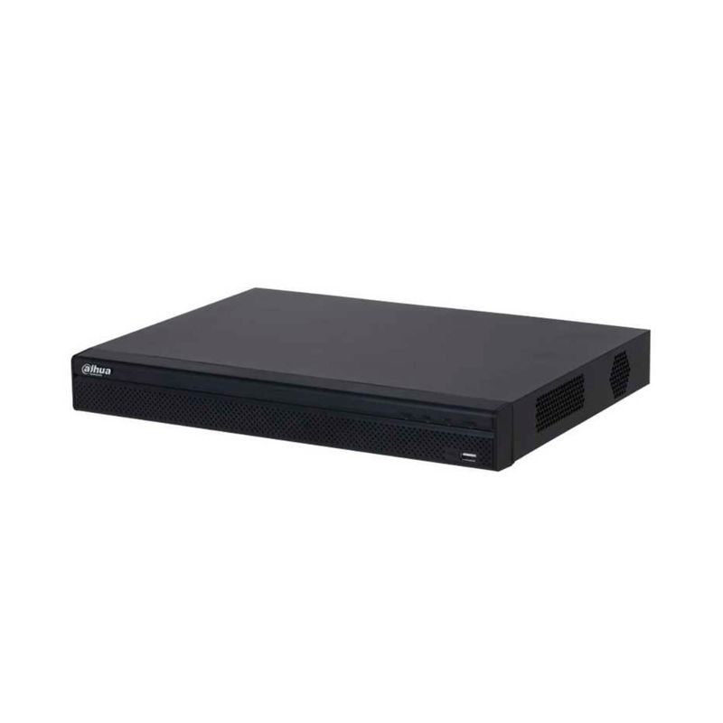 DAHUA - NVR DAHUA 16 CANALES 1U 2 HDD 12MP 1080P HDMI VGA PNNVR4216-4KS3
