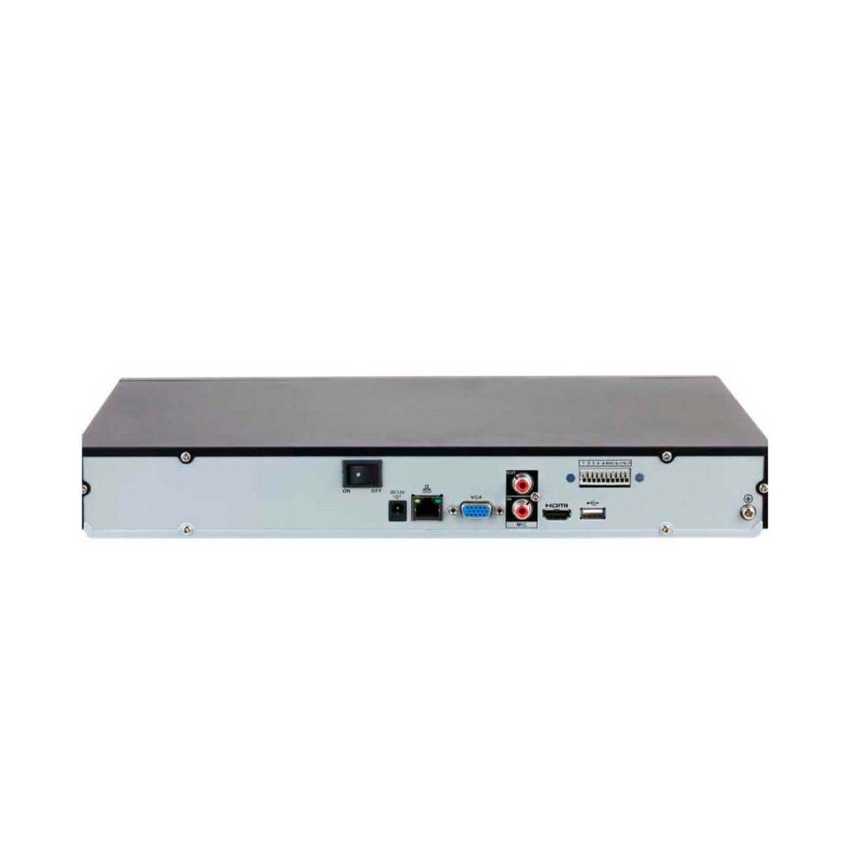 DAHUA - NVR DAHUA 16 CANALES 1U 2 HDD 12MP 1080P HDMI VGA PNNVR4216-4KS3