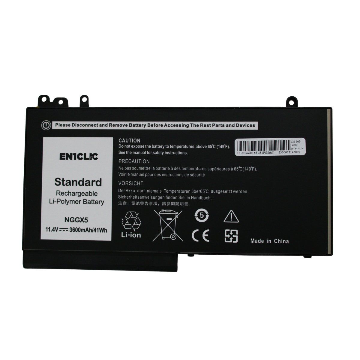 DELL - Batería Para Laptop Dell NGGX5 E5470