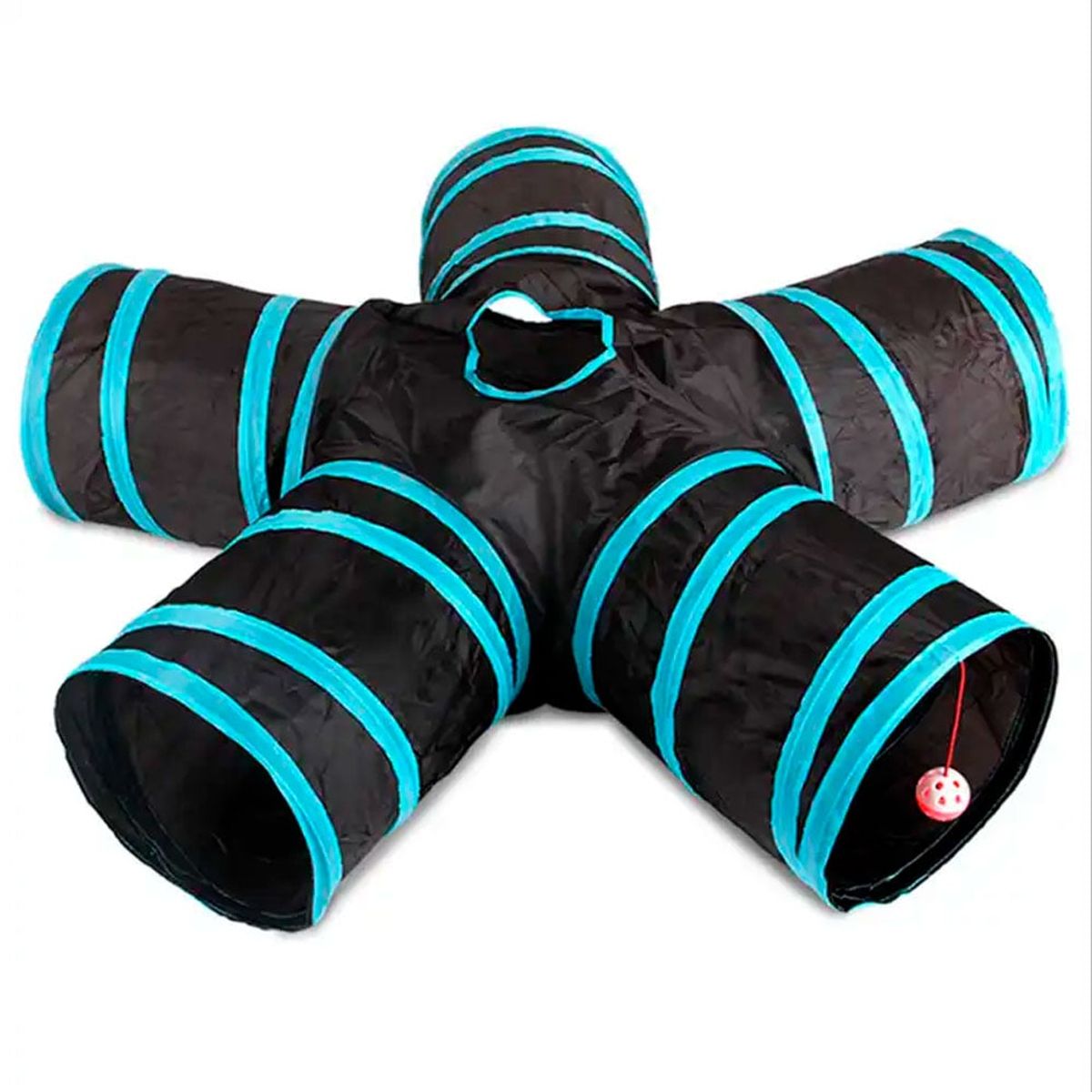 QUE PATAS PET SHOP - Túnel de 5 Entradas + Juego Atrapa Ratón