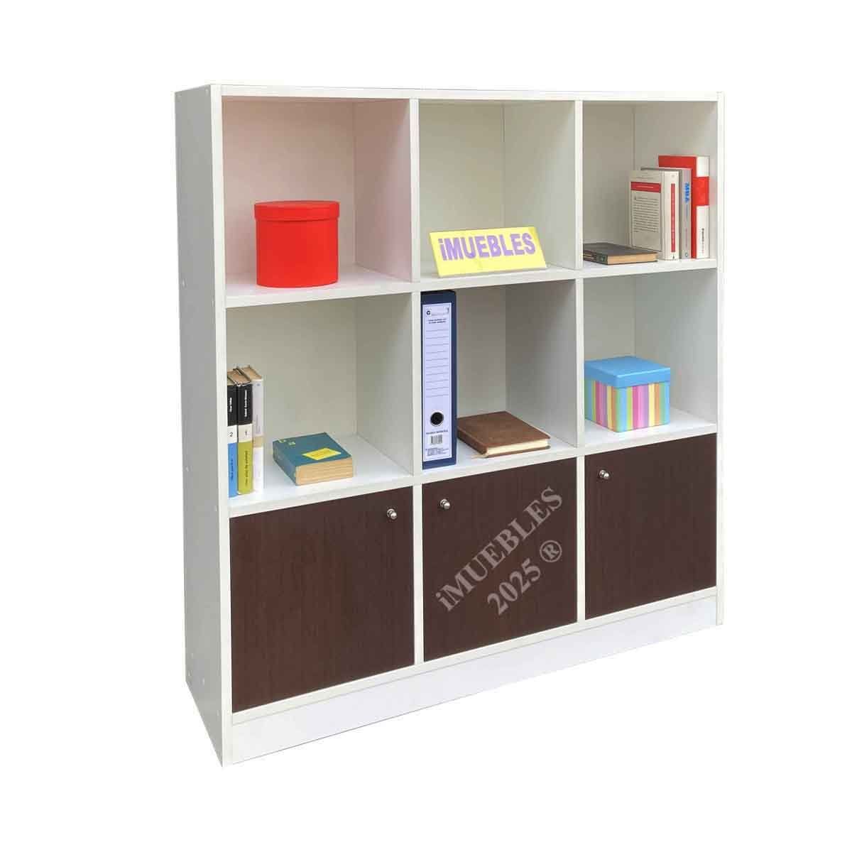 TEMEL - Mueble Organizador Escolar Librero estante Melamina 18MM