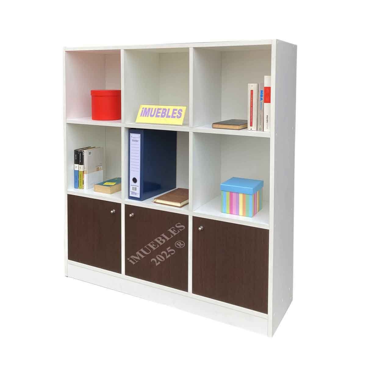 TEMEL - Mueble Organizador Escolar Librero estante Melamina 18MM