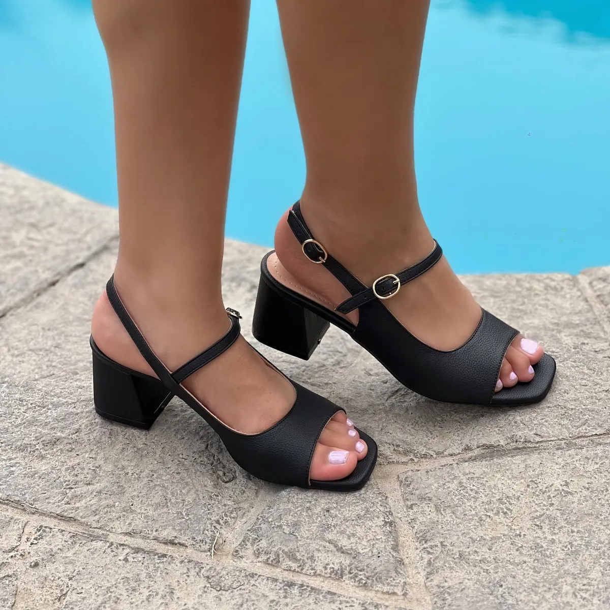 GENERICO - Stiletto JAZMIN Negro Mate