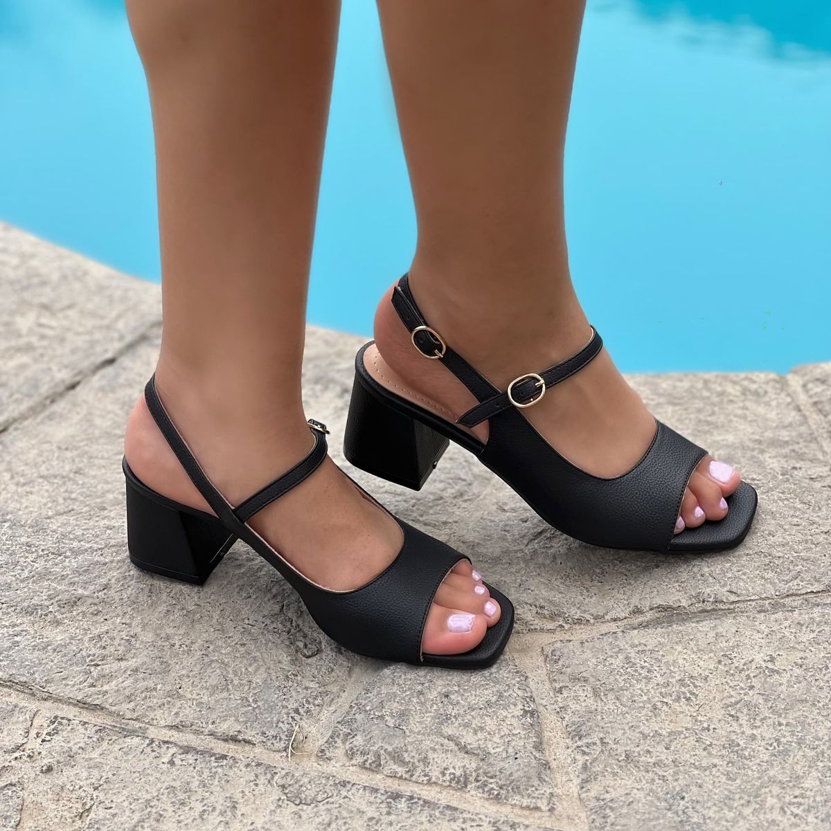 GENERICO - Stiletto JAZMIN Negro Mate