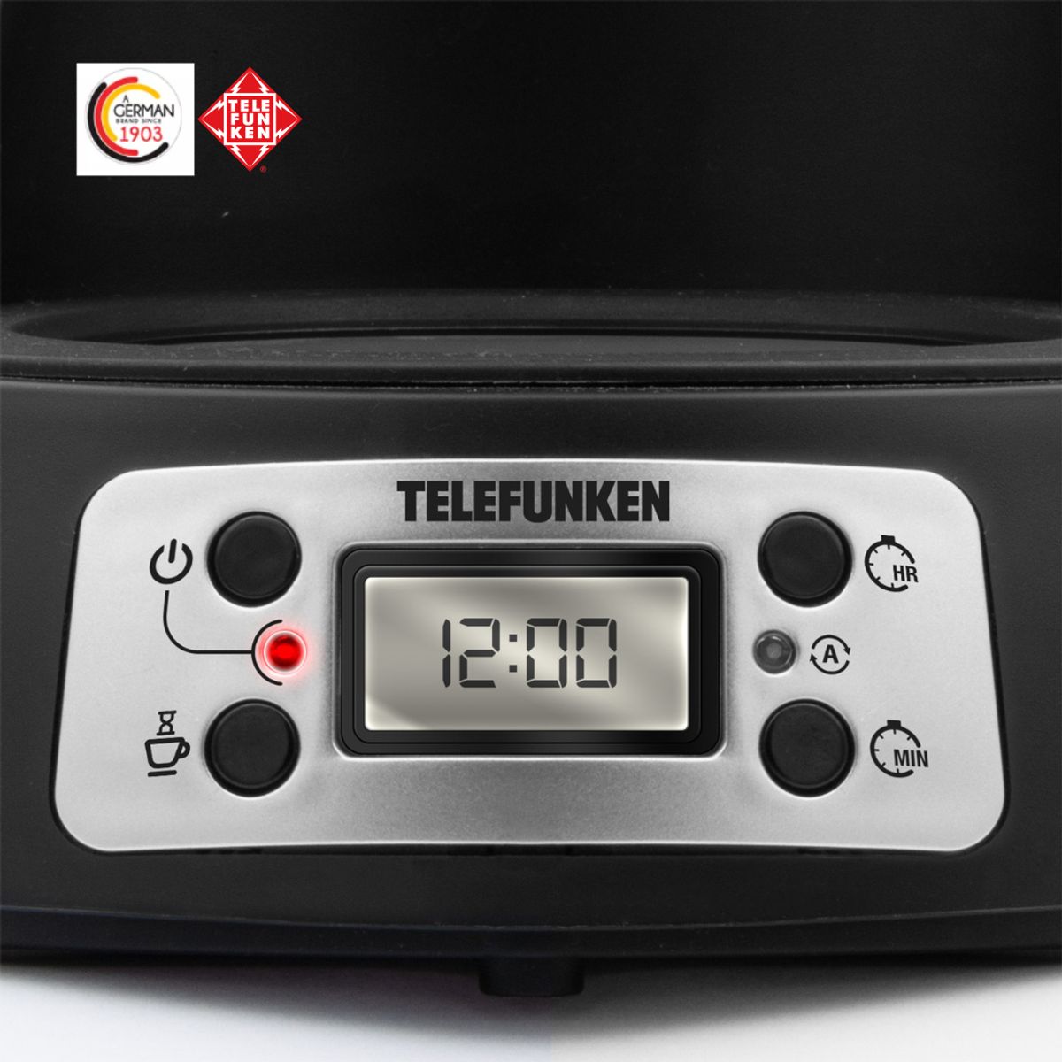 TELEFUNKEN - Cafetera Programable Eléctrica Venezia