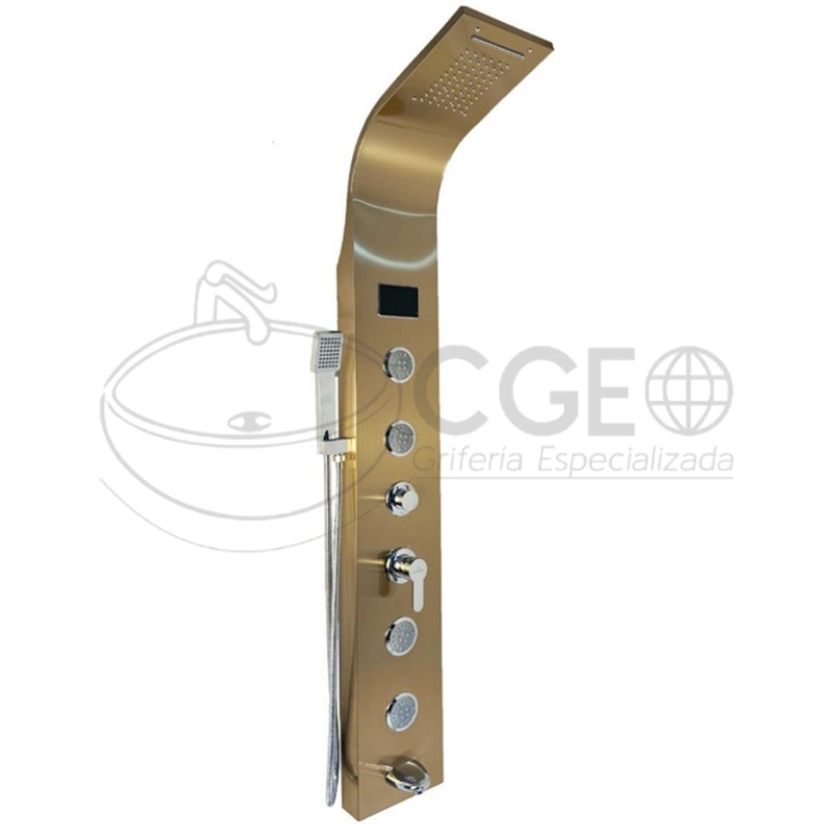 FRATELLI - COLUMNA DE DUCHA LED DORADO  SK-8006