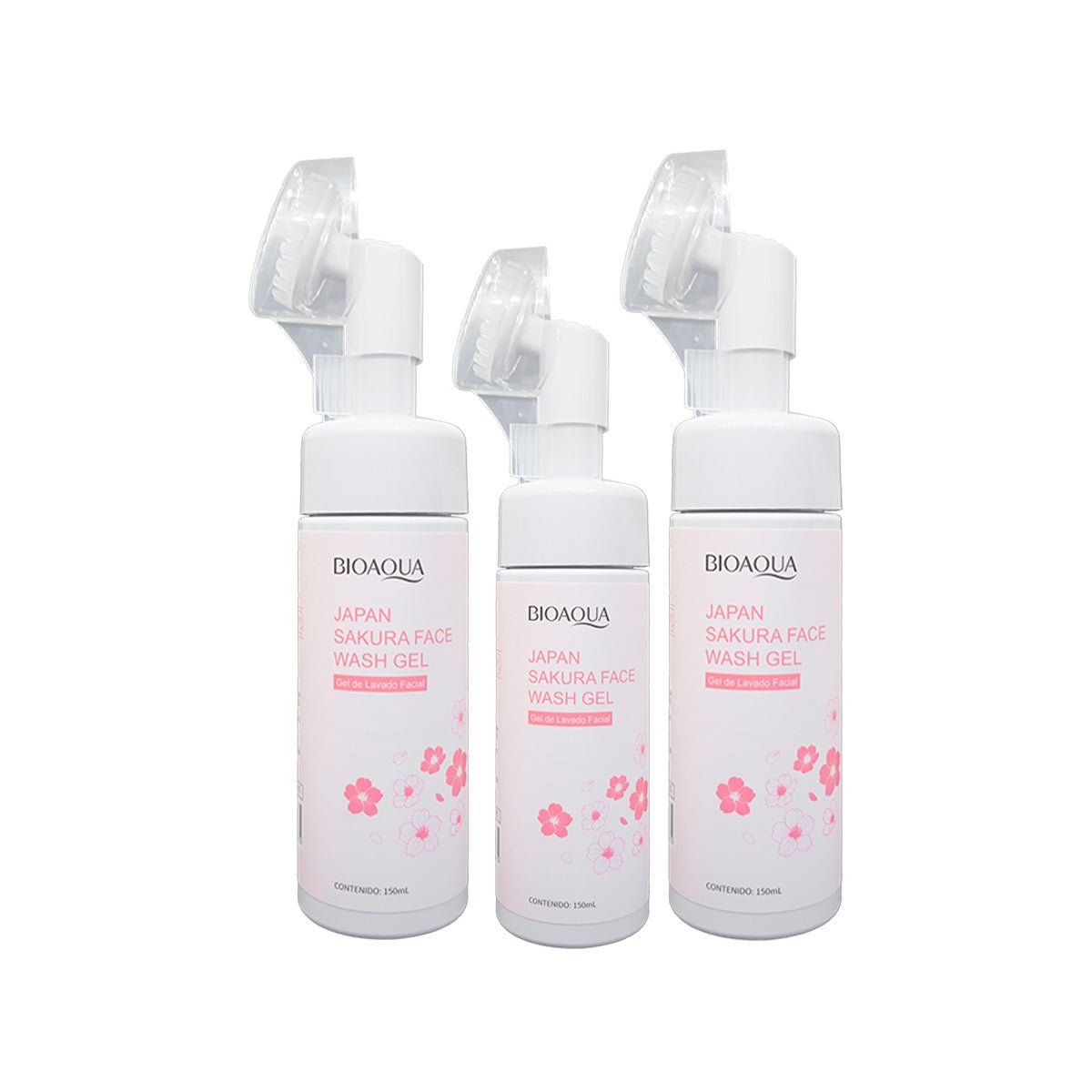 BIOAQUA - Gel de Lavado Facial Japan Sakura 150ml - Bioaqua 3 und