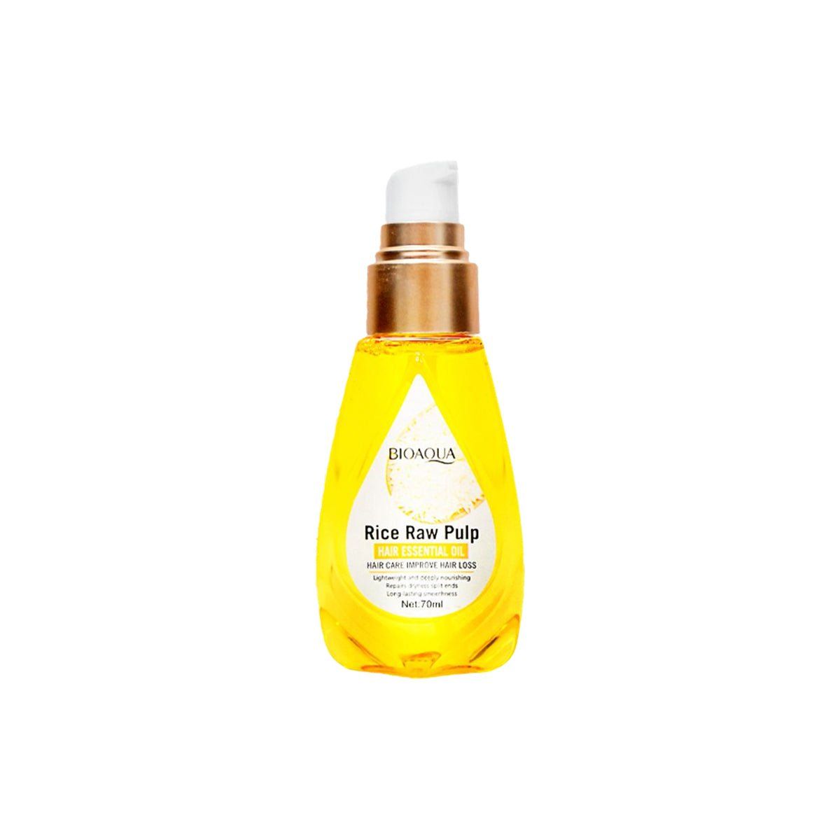 BIOAQUA - Aceite de Arroz para el cabello 70ml - Bioaqua