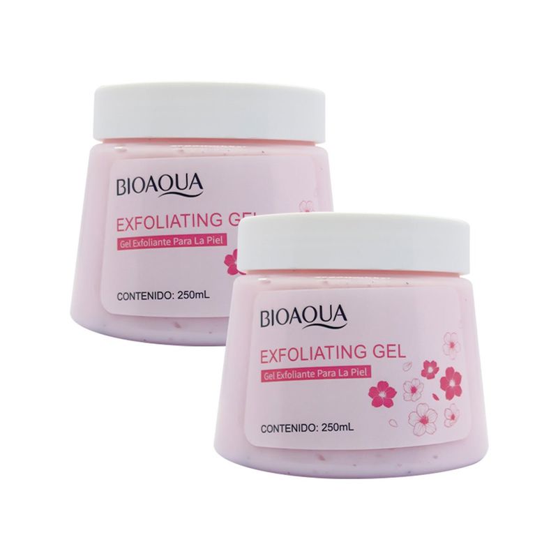 BIOAQUA - Gel Exfoliante para la Piel de Sakura 250gr - Bioaqua 2 und