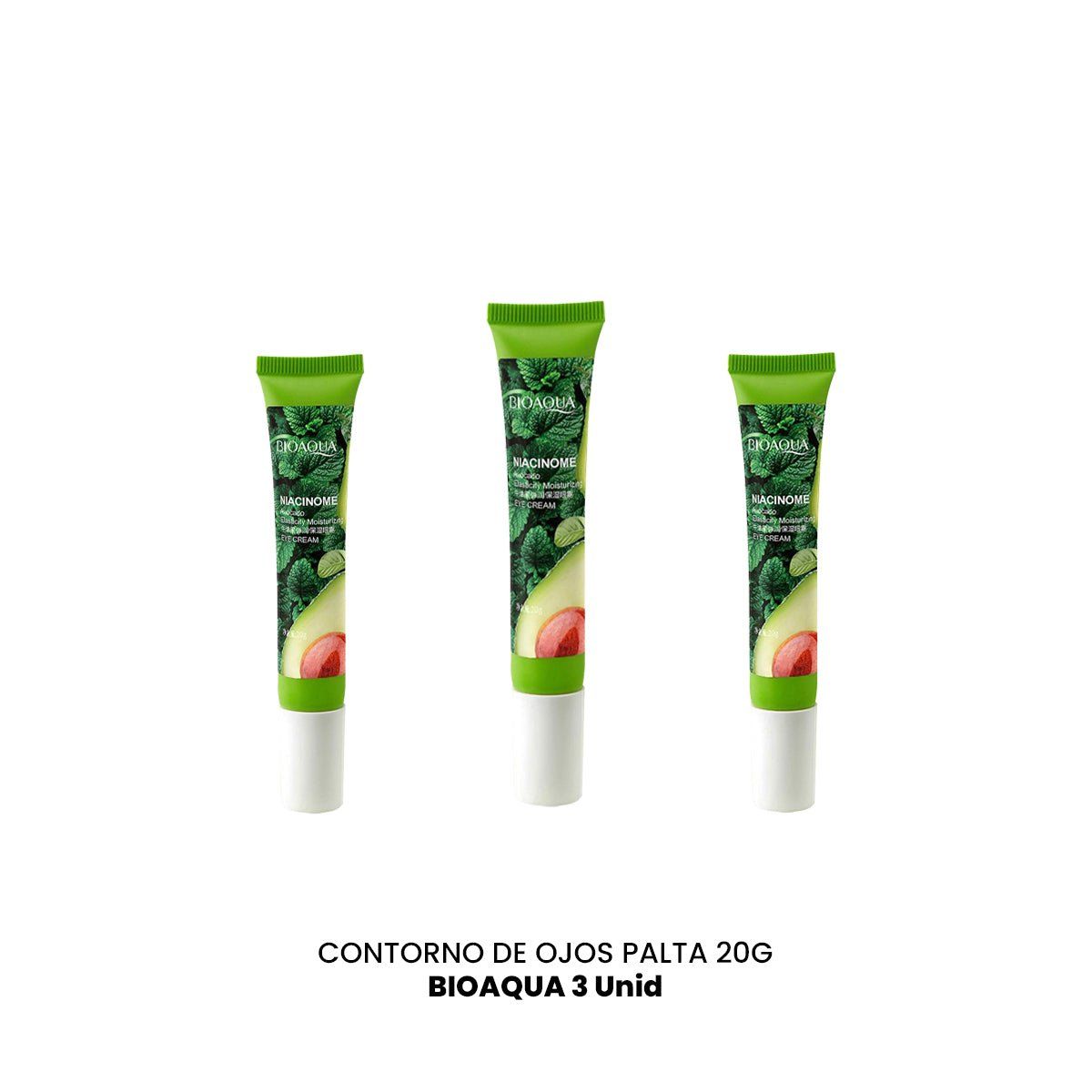 BIOAQUA - Contorno de Ojos Palta 20g - Bioaqua 3und