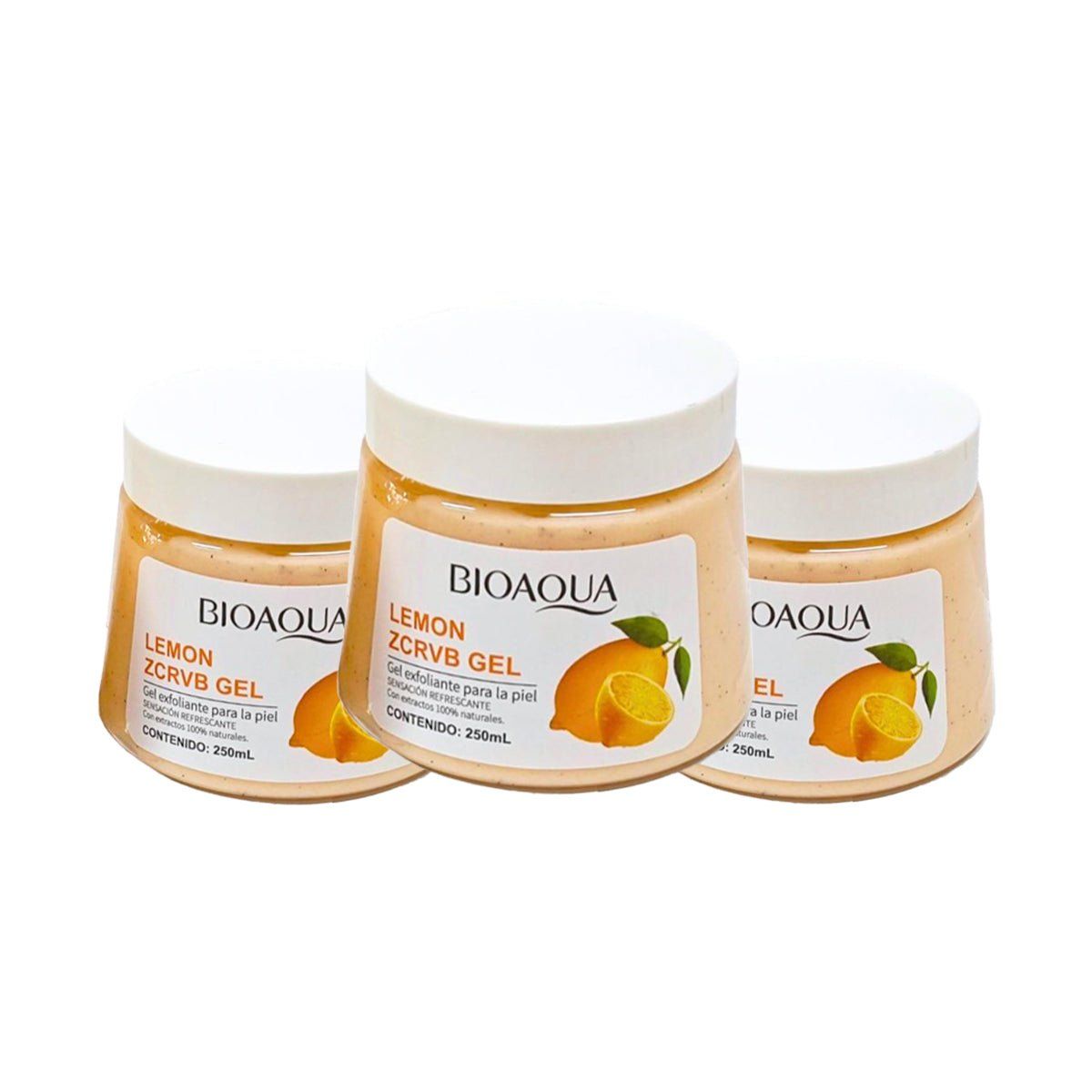BIOAQUA - Exfoliante en Gel Limon 250ml - Bioaqua  3und