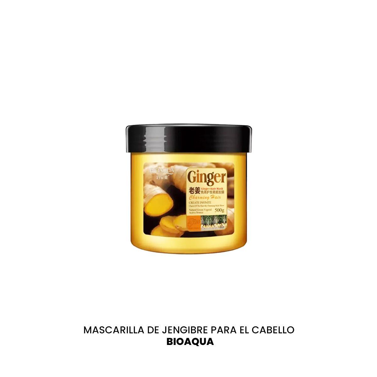 BIOAQUA - Mascarilla de Jengibre para el Cabello - Bioaqua