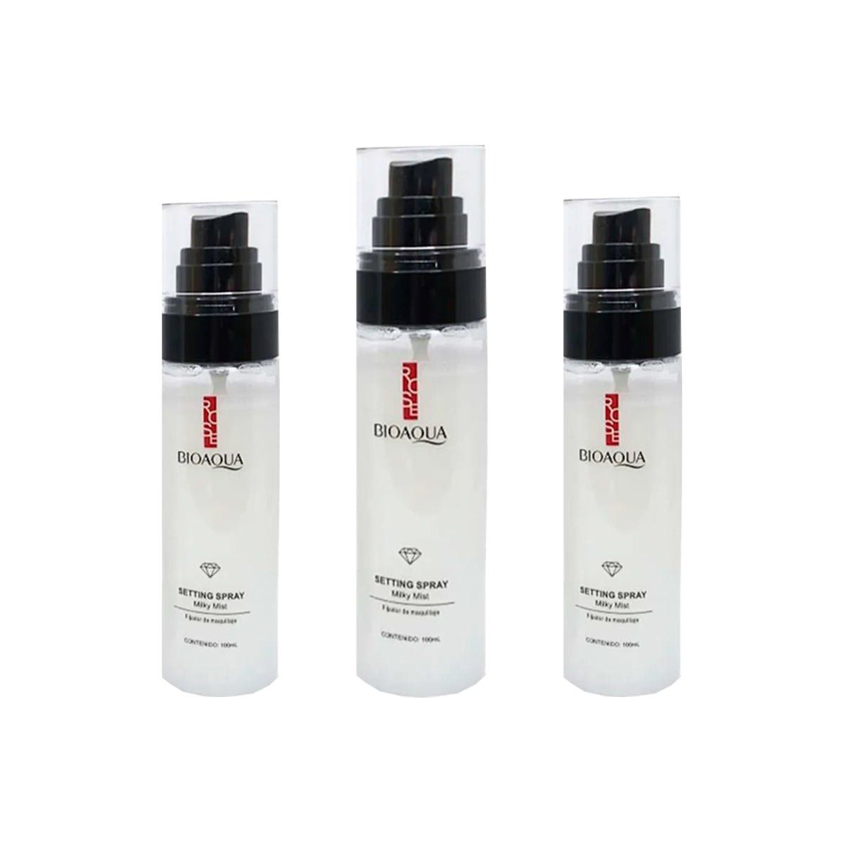 BIOAQUA - Fijador de Maquillaje Blanco - Bioaqua 3unid