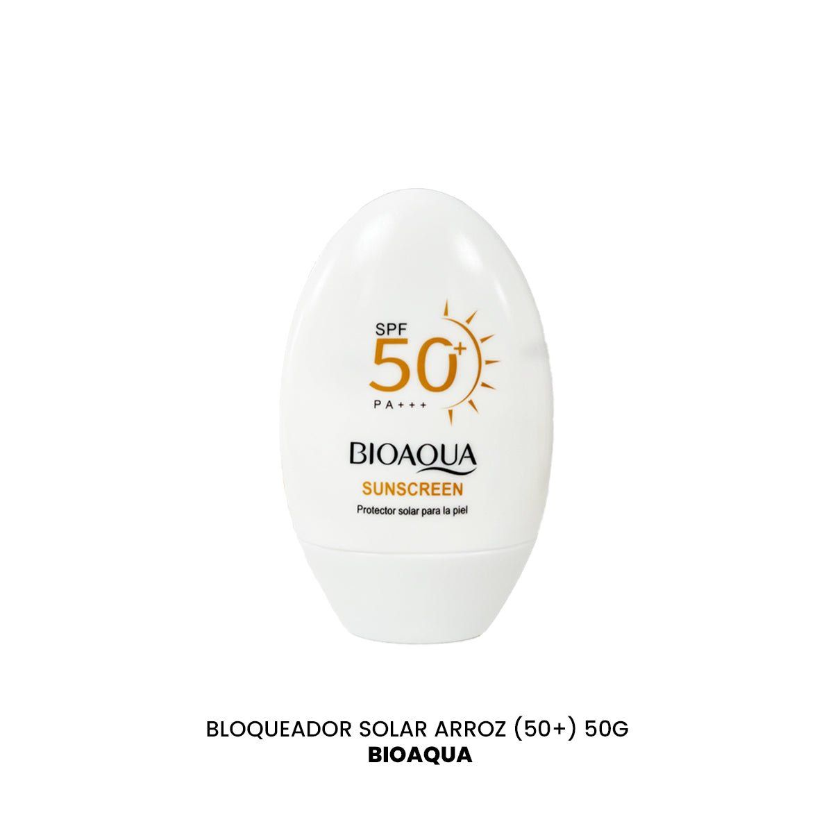 BIOAQUA - Bloqueador Solar Arroz50+ 50g - Bioaqua