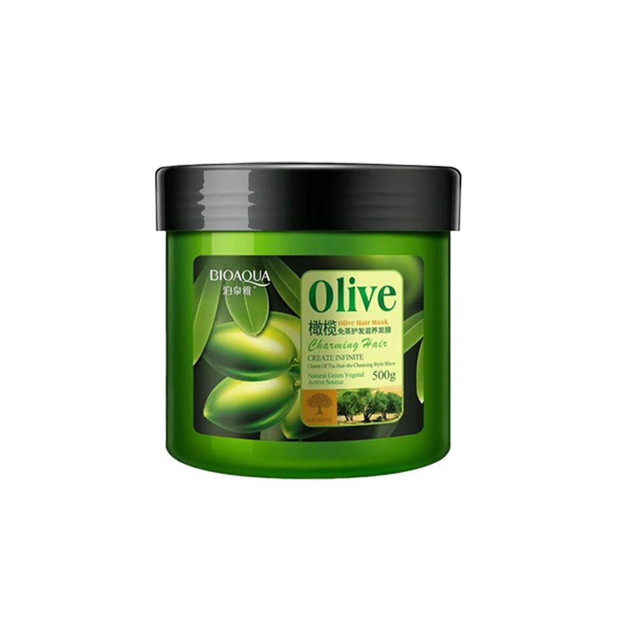 BIOAQUA - Mascarilla de Olivo para el Cabello 500g - Bioaqua