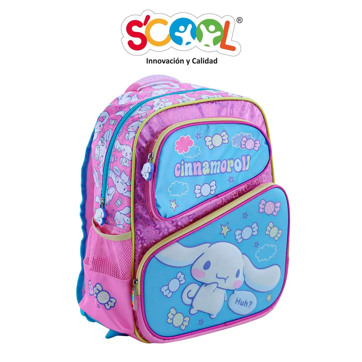 SCOOL - SET MOCHILA SCOOL 3 BOLSILLOS CINNAMOROLL