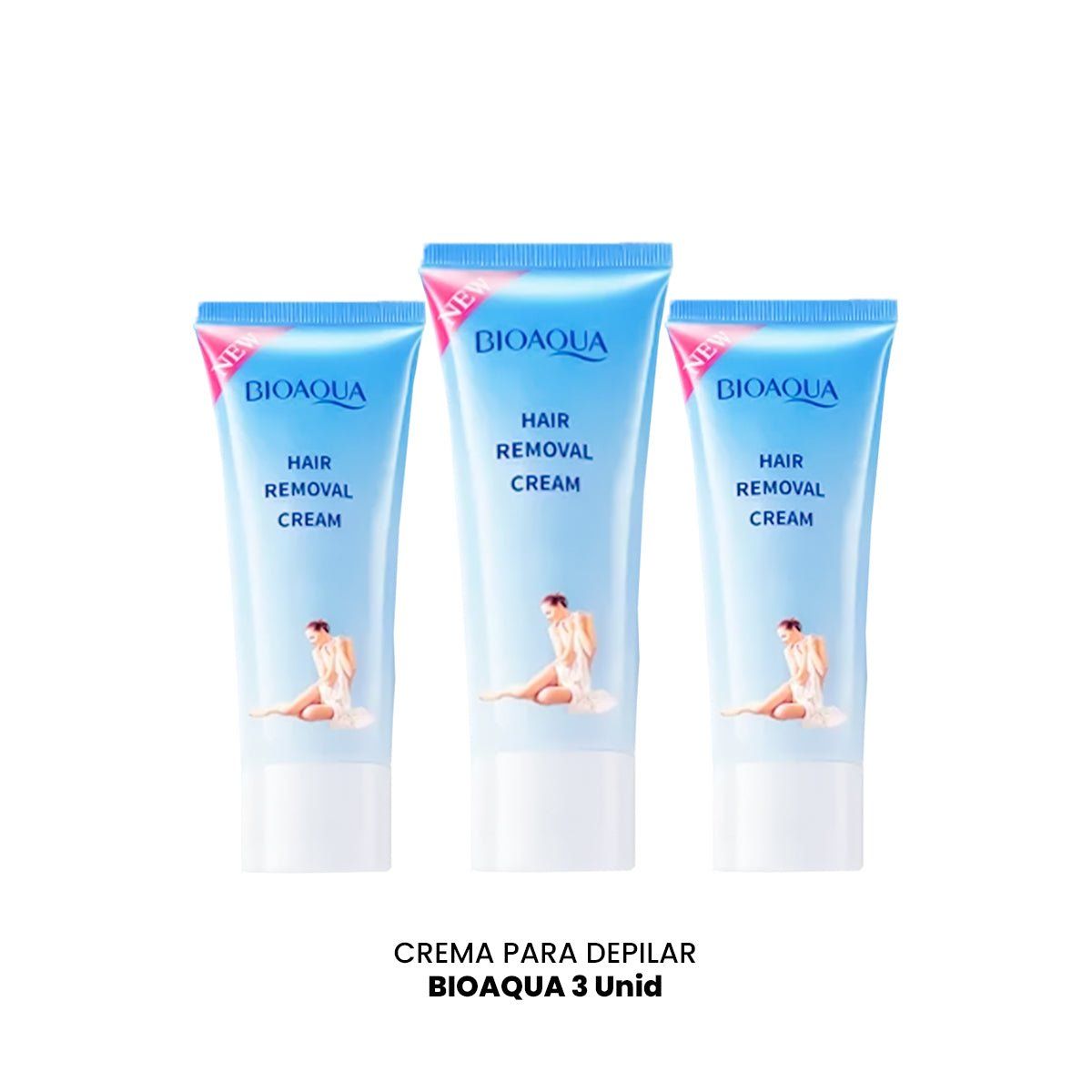 BIOAQUA - Crema Para Depilar - Bioaqua 3und