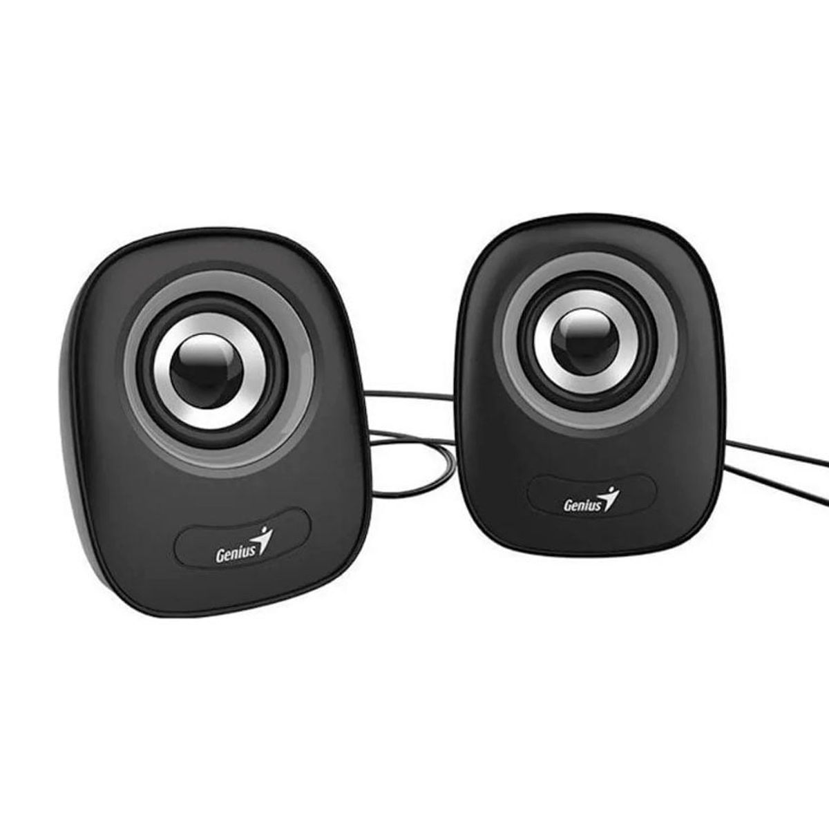 GENIUS GX - Genius SP-Q160  Parlante Estéreo 6W con Alimentación USB  Gris