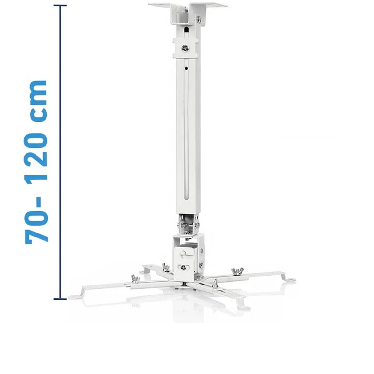 NEO DIGITAL - Rack soporte de proyector 70-120 cm regulable para techo o pared