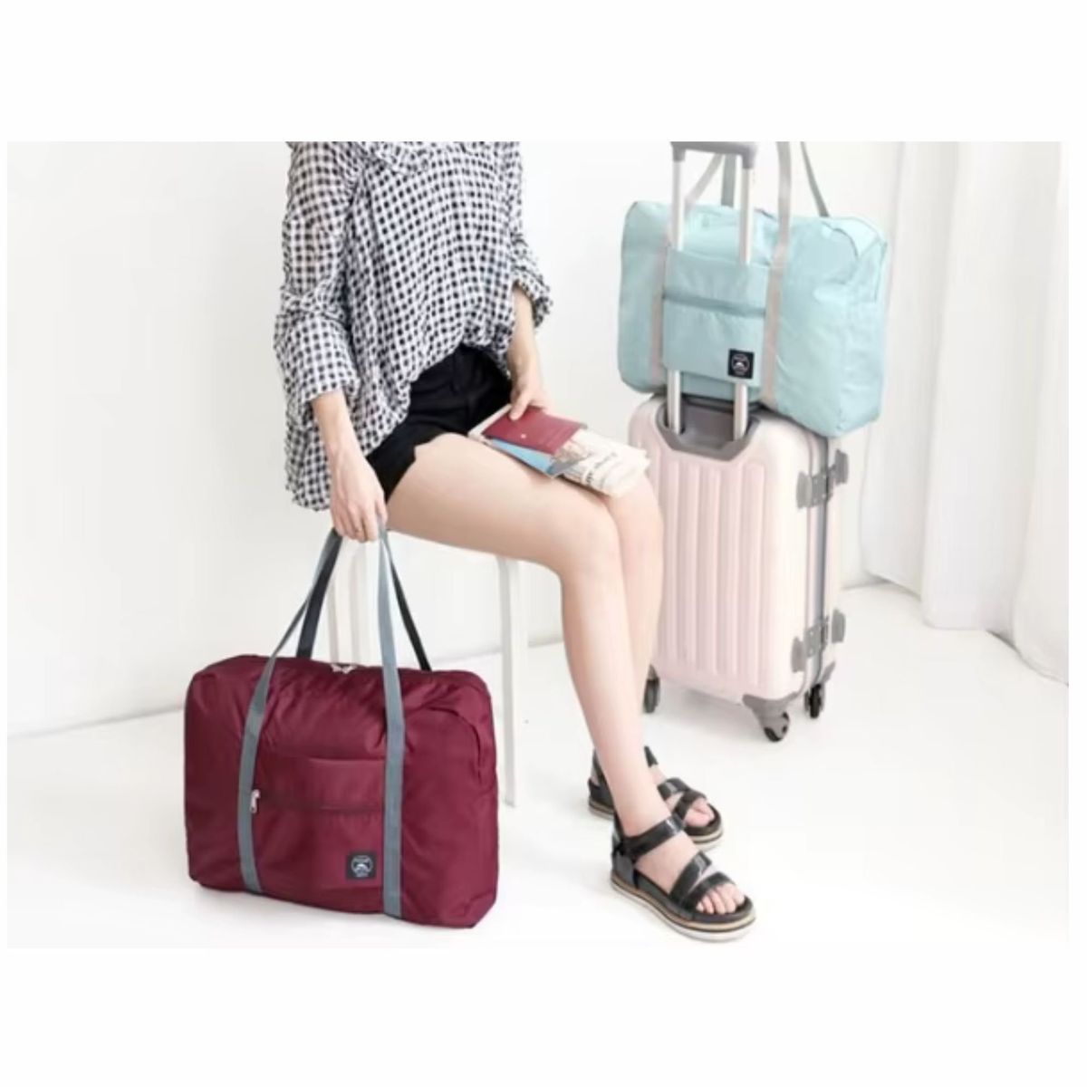 GENERICO - Bolso Maleta de Mano Medida Reglamentaria Viaje Avión Impermeable