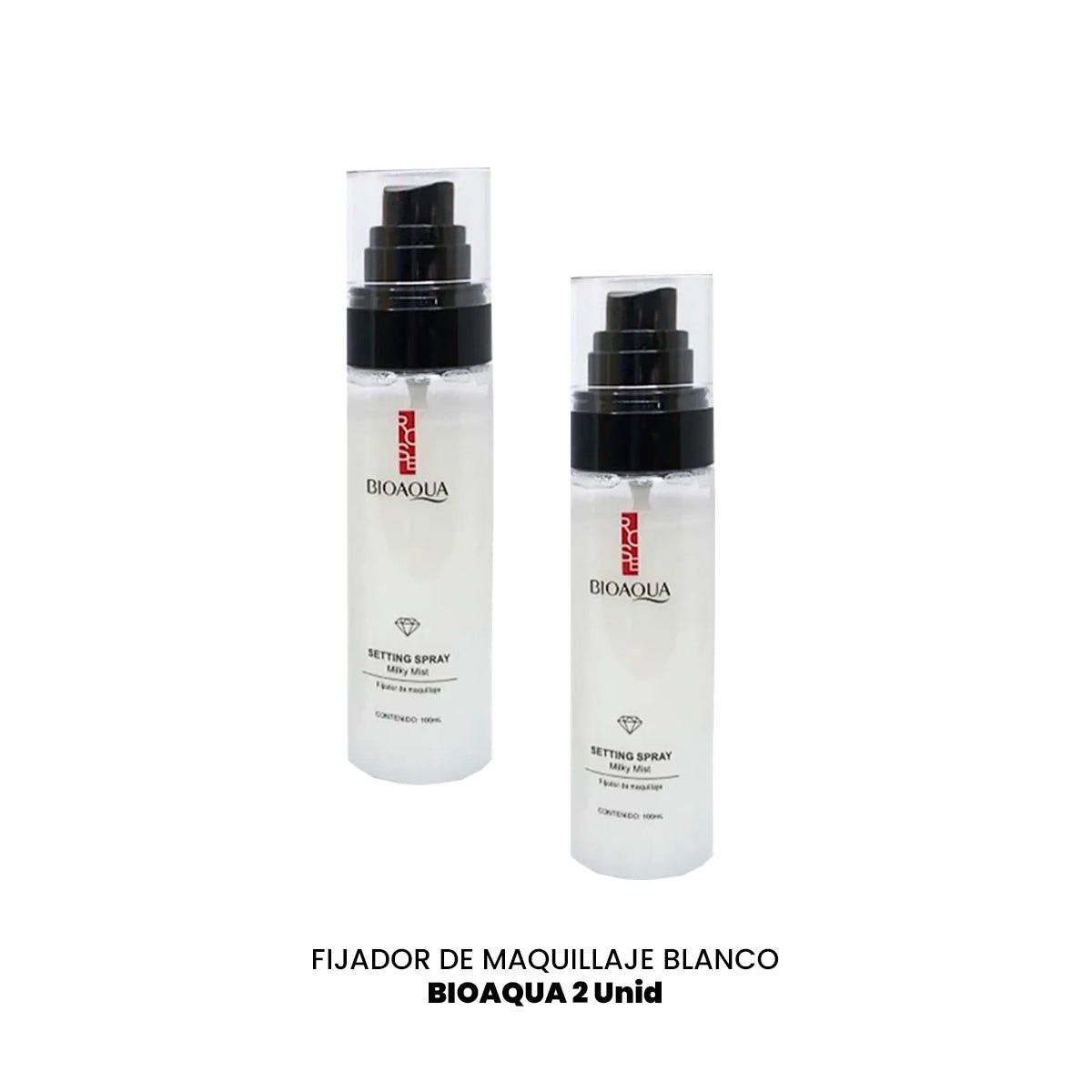 BIOAQUA - Fijador de Maquillaje Blanco - Bioaqua 2unid