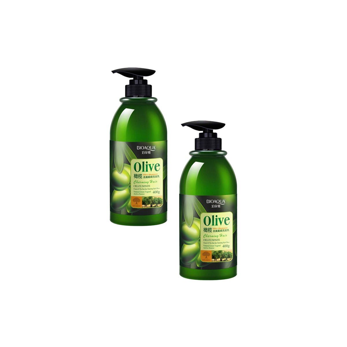 BIOAQUA - Shampoo de Olivo 400ml - Bioaqua 2und