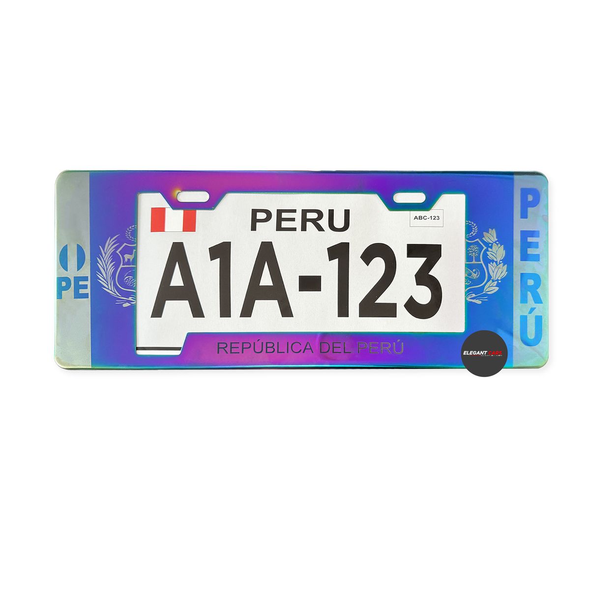 JET - Portaplaca Europeo Universal Metal Tornazol 1pcs