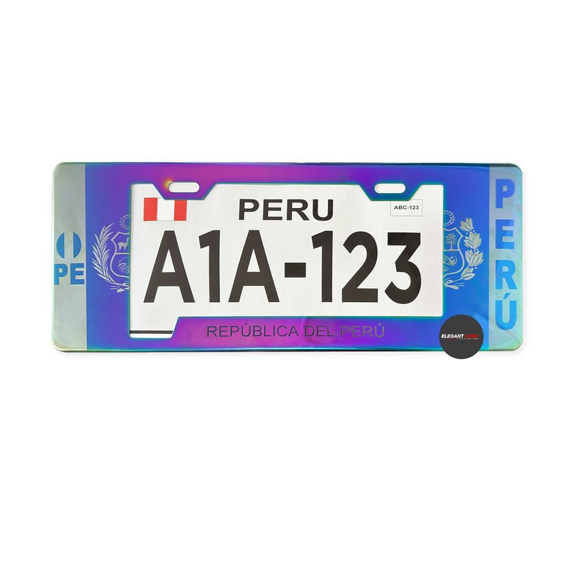 JET - Portaplaca Europeo Universal Metal Tornazol 1pcs