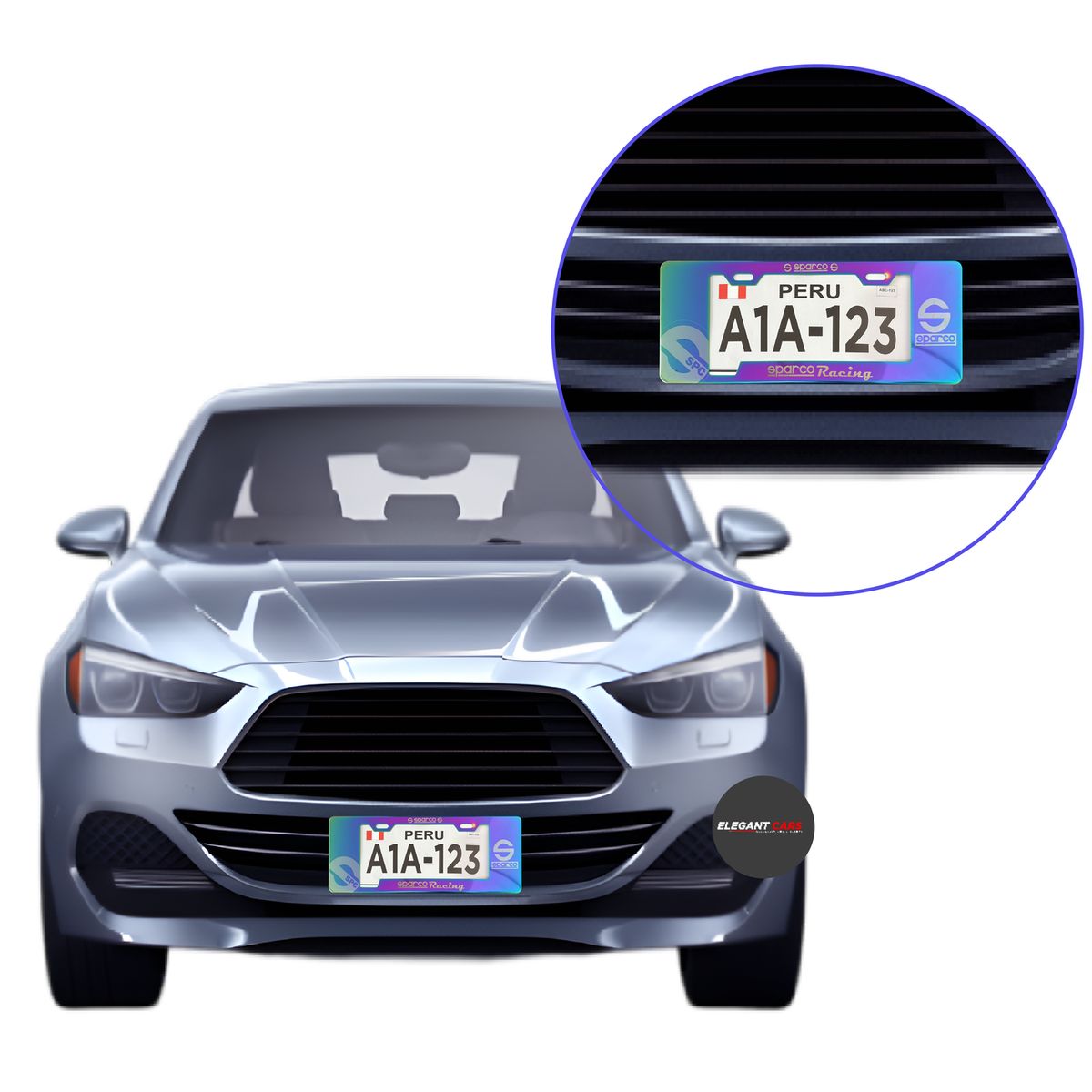 SPARCO - Portaplaca Sparco Universal Metal 1pcs