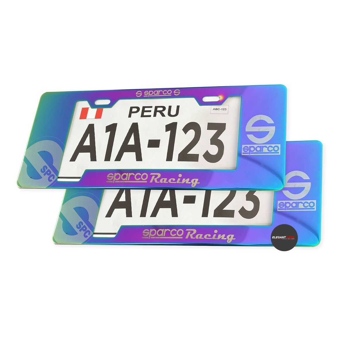 SPARCO - Portaplaca Sparco Universal Metal 2pcs