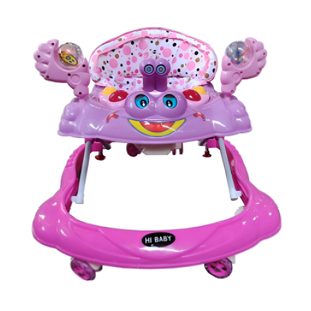 HI BABY - Andador para Bebe Musical con Luces Cangrejo Lila