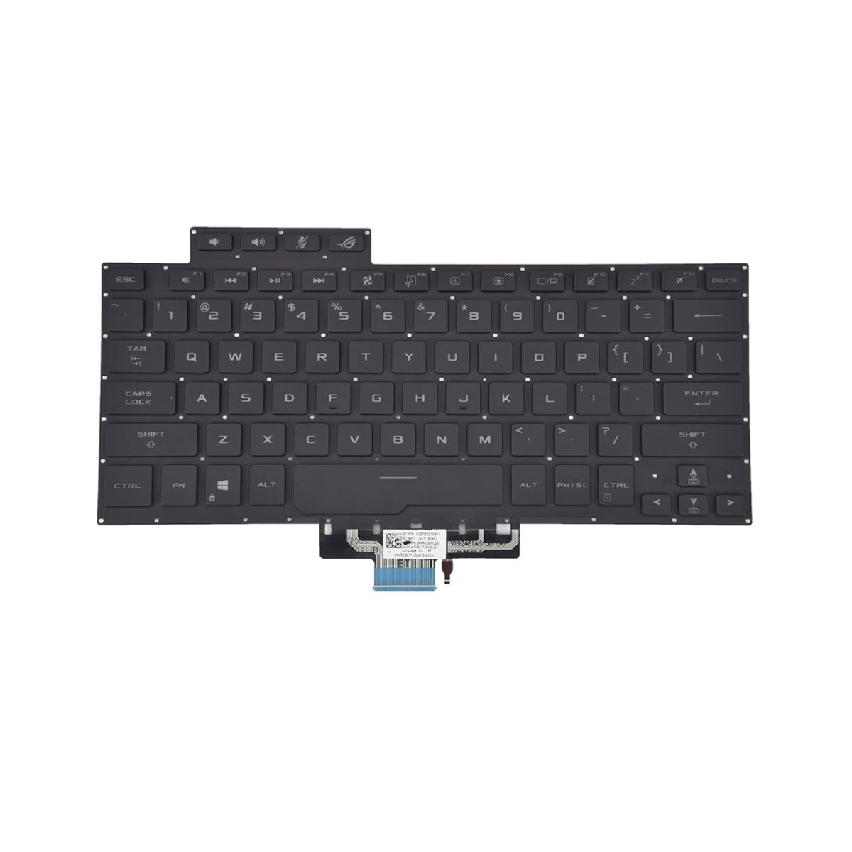 OEM - Teclado para Laptop Asus ROG Zephyrus G14 GA401, GA401I,  Iluminado