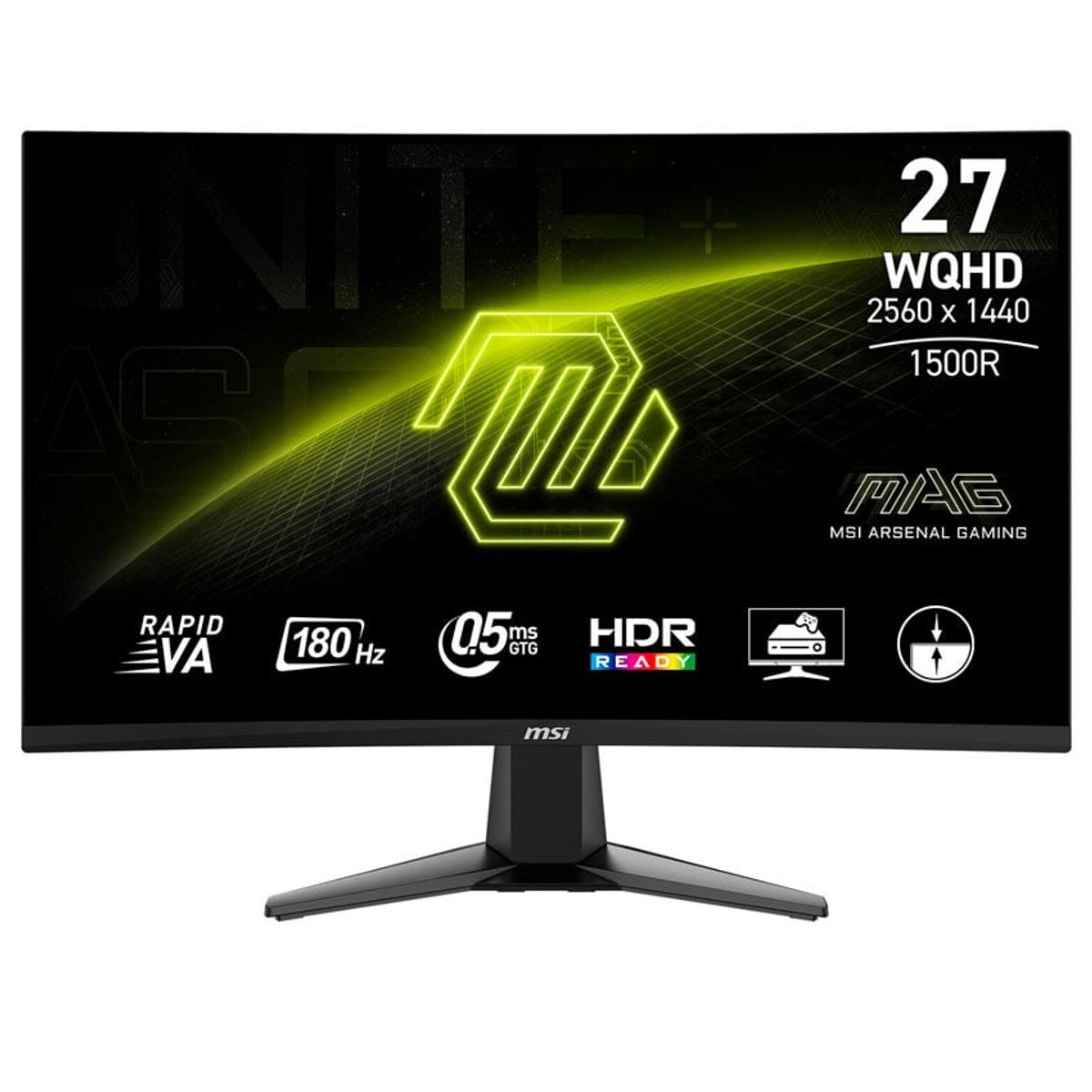 MSI - MONITOR MSI MAG 27CQ6F CURVO 2k 27″180HZ 05MS