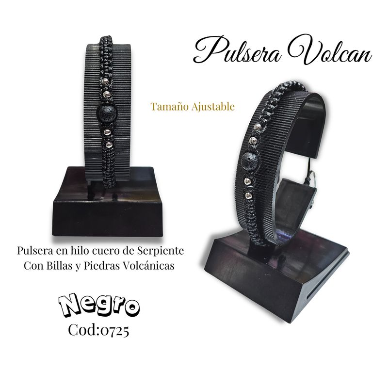 GENERICO - Pulsera en Piedras Volcanicas