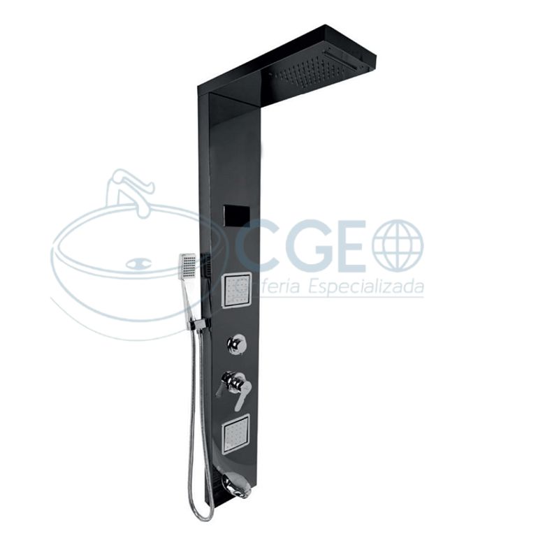 FRATELLI - COLUMNA DE DUCHA LED NEGRO  SK-8015