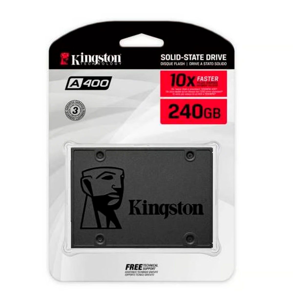 KINGSTON - Disco Sólido Ssd 240gb Kingston A400 Para PC y Laptop