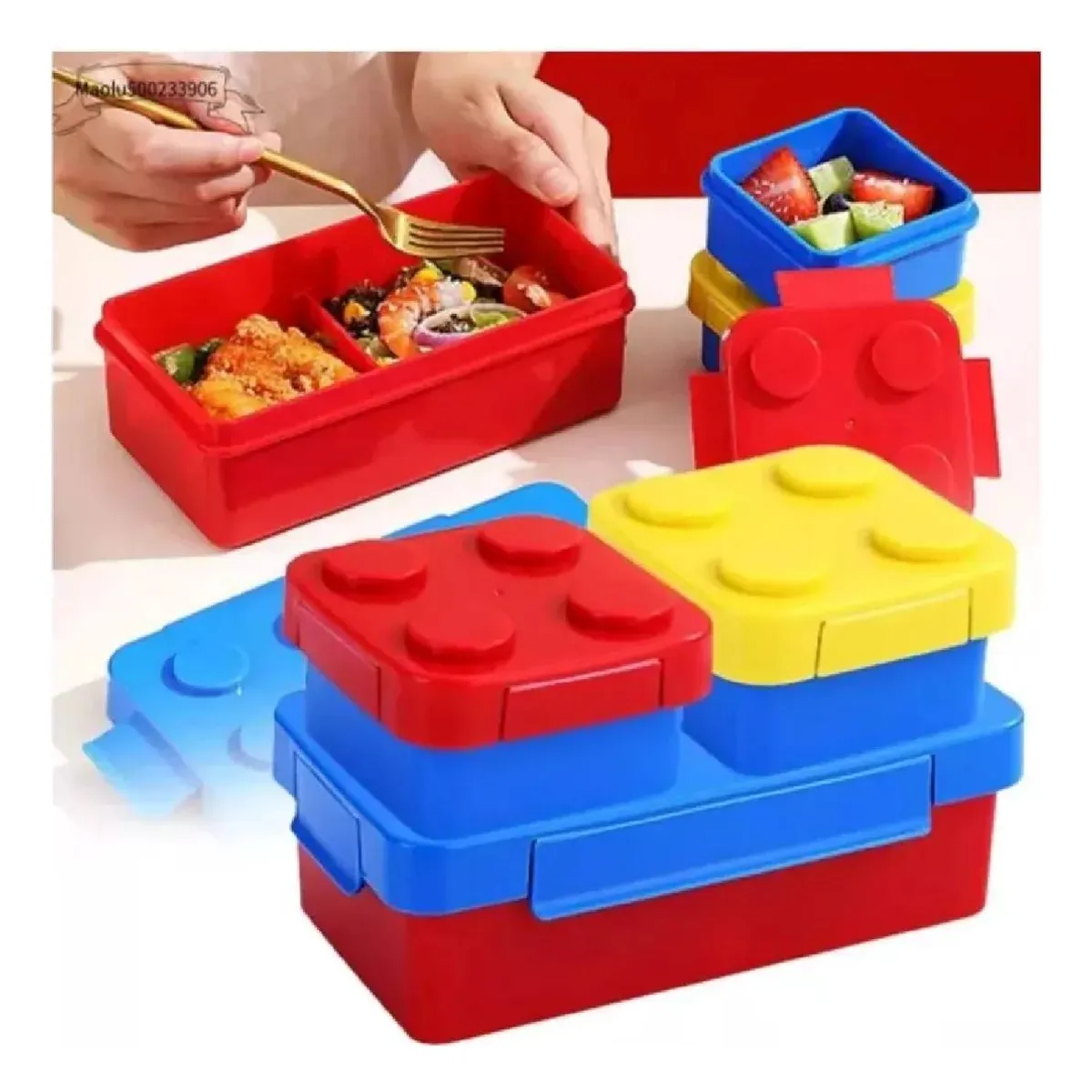 GENERICO - Set de 3 Tapers Forma De Bloques