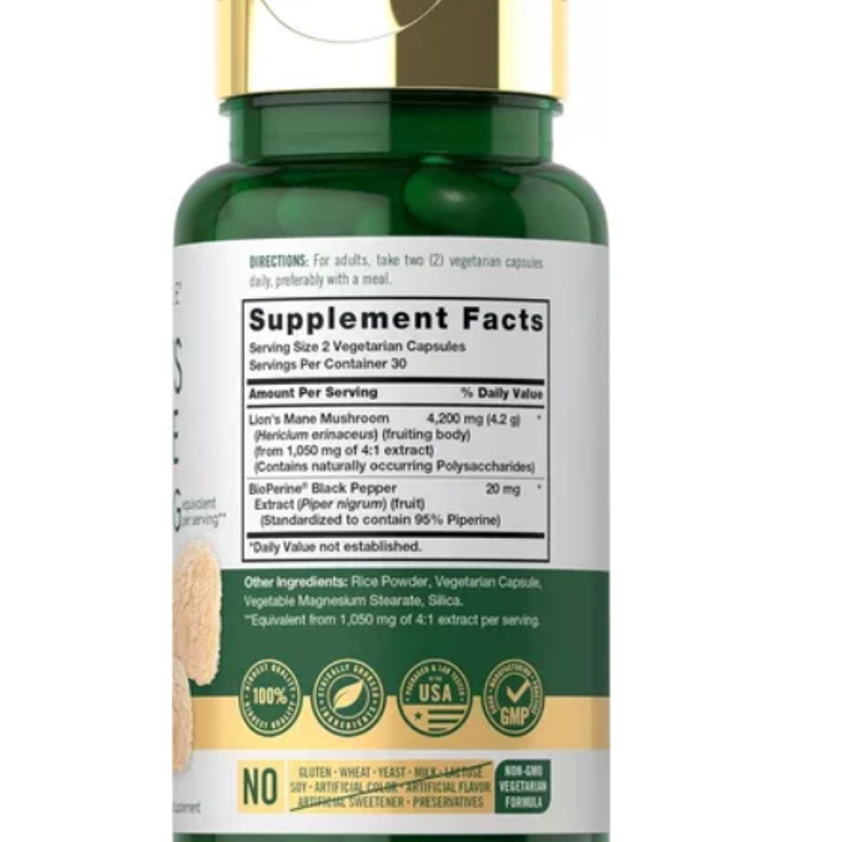 GENERICO - SUPLEMENTO LION´S MALE CARLYLE- 60 CÁPSULAS