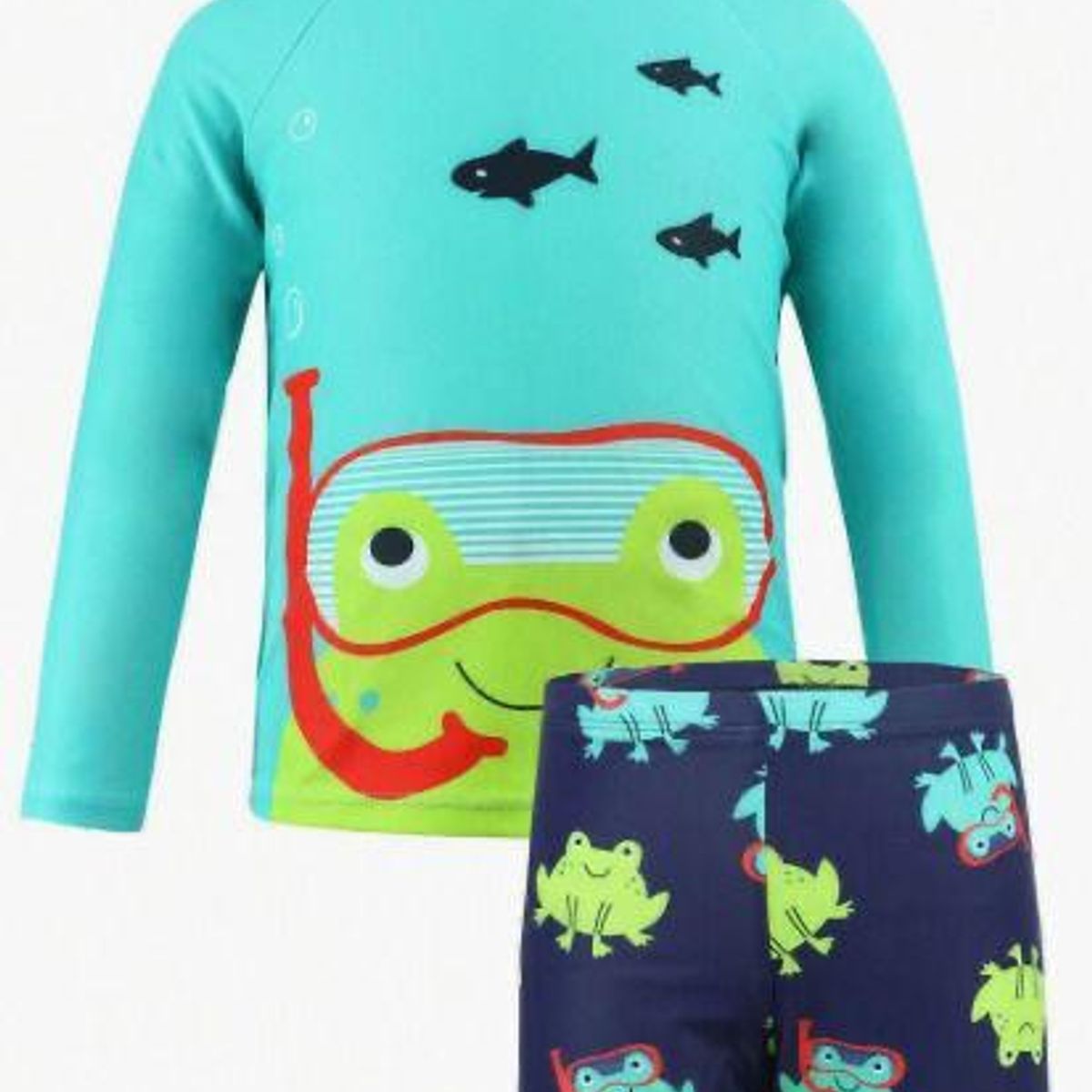 GENERICO - Set de Baño Infantil Ranita ¡Con Estilo y Protección