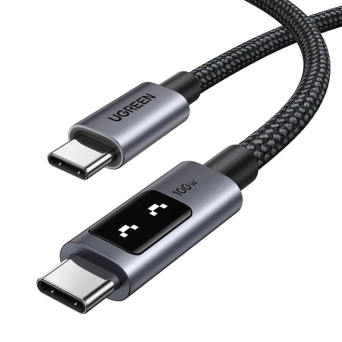 UGREEN - Ugreen Cable USB-C a USB-C 100W 1m Carga Rápida LED L509 35501