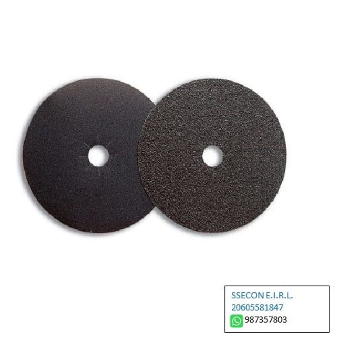 GENERICO - LIJA CIRCULAR DE FIBRA DE CARBURO DE SILICIO 4" ( Grano 80 x 25 unid)