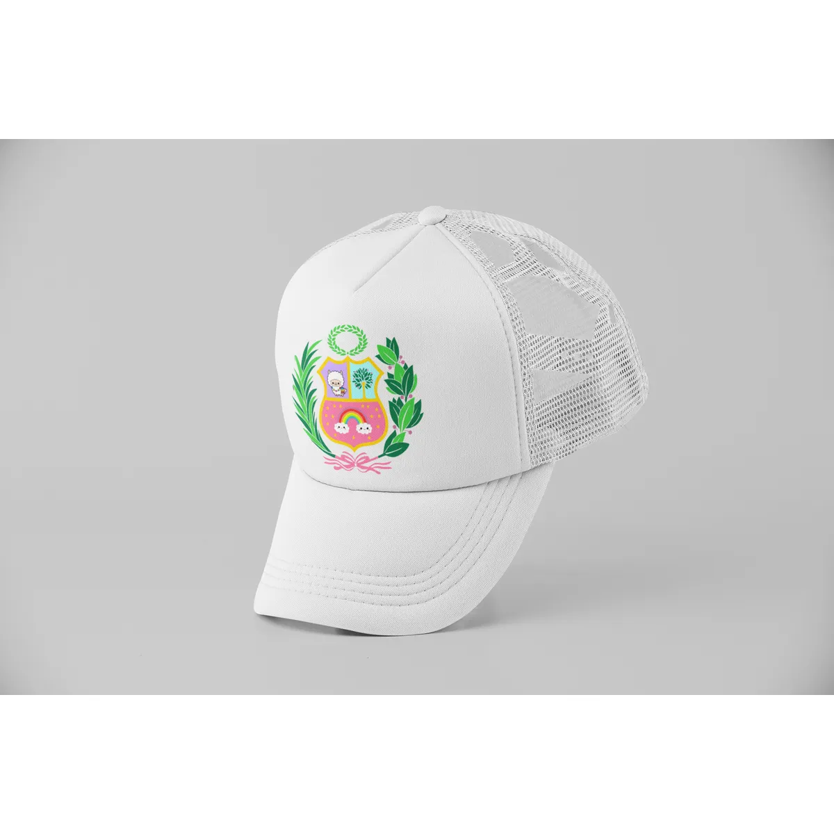 GENERICO - GORRA TRUCKER -ESCUDO PERU MOD006