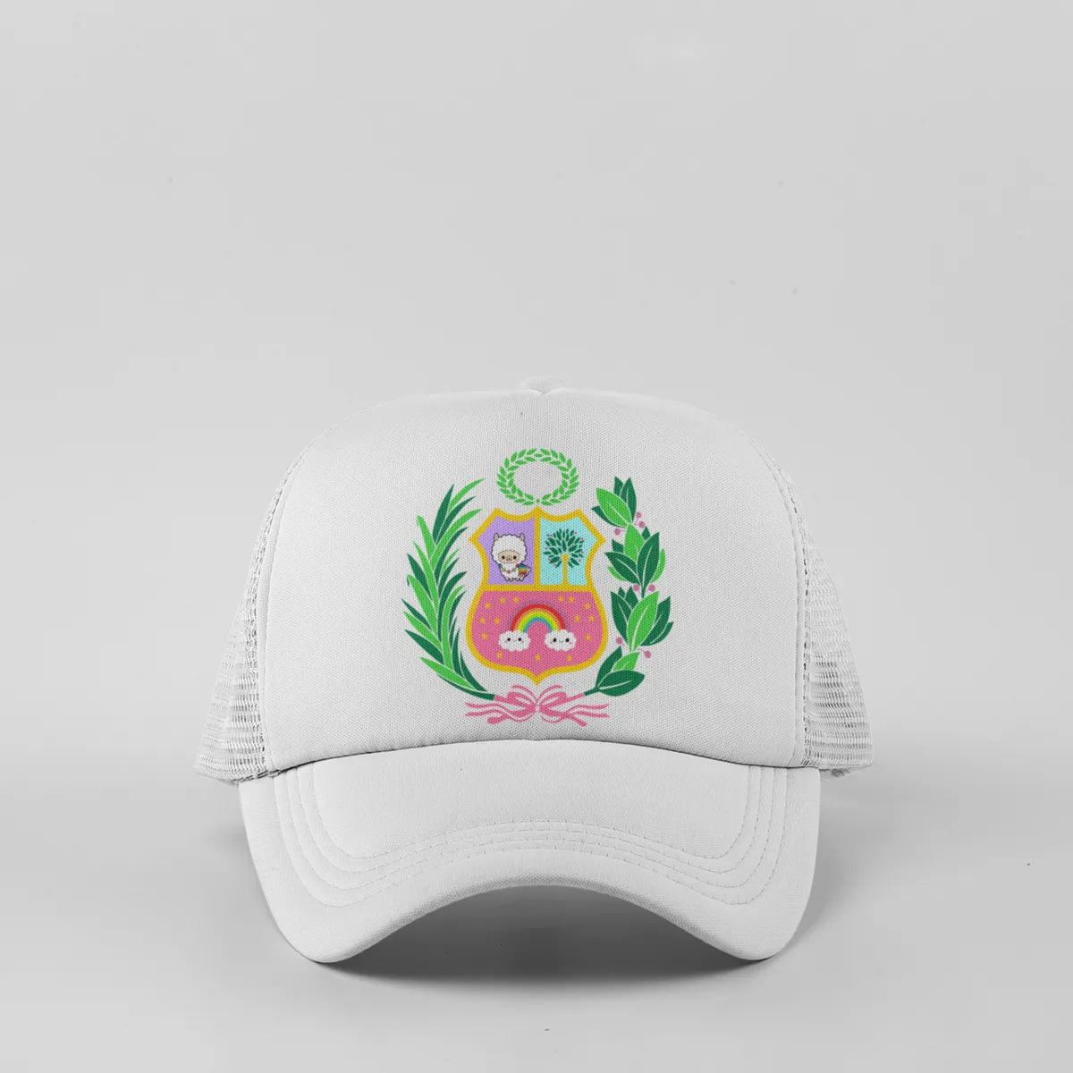 GENERICO - GORRA TRUCKER -ESCUDO PERU MOD006